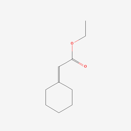 ETHYL CYCLOHEXYLIDENEACETATE (CAS: 1552-92-7) - Chemical Structure and Molecular Formula 