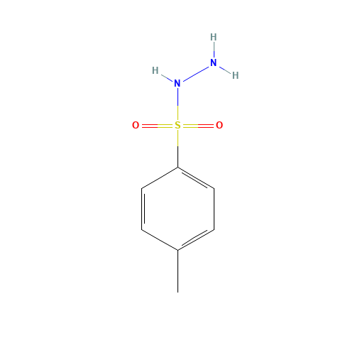 4-Methylbenzenesulfonhydrazide (CAS: 1576-35-8) - Chemical Structure and Molecular Formula 