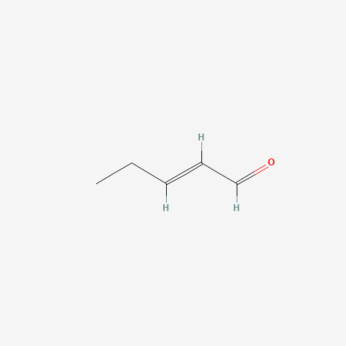 trans-2-Pentenal (CAS: 1576-87-0) - Chemical Structure and Molecular Formula 