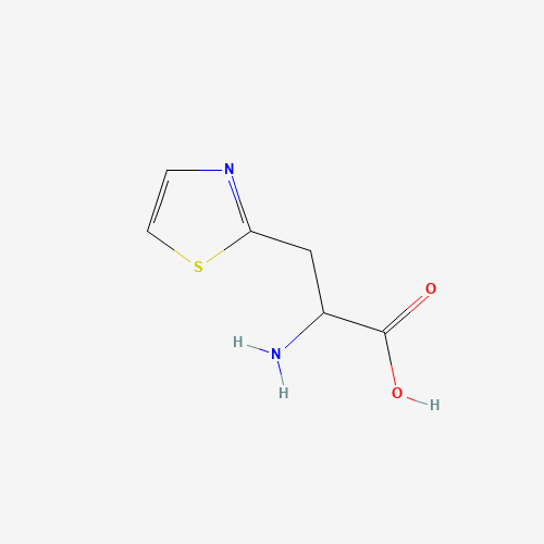 BETA-(2-THIAZOLYL)-DL-ALANINE (CAS: 1596-65-2) - Chemical Structure and Molecular Formula 