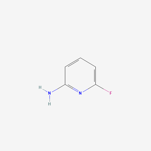 2-Amino-6-fluoropyridine (CAS: 1597-32-6) - Chemical Structure and Molecular Formula 
