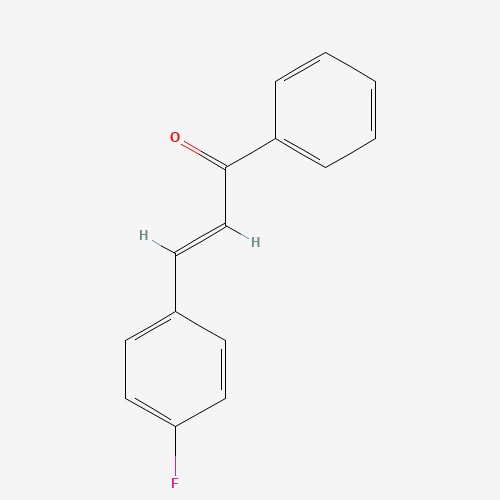 4-FLUOROCHALCONE (CAS: 1608-51-1) - Chemical Structure and Molecular Formula 