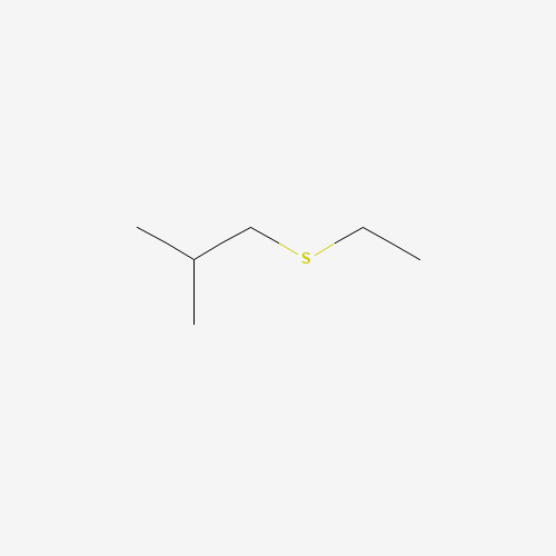 ETHYL ISOBUTYL SULFIDE (CAS: 1613-45-2) - Chemical Structure and Molecular Formula 