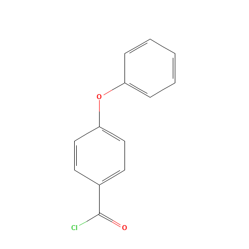4-PHENOXYBENZOYL CHLORIDE (CAS: 1623-95-6) - Chemical Structure and Molecular Formula 