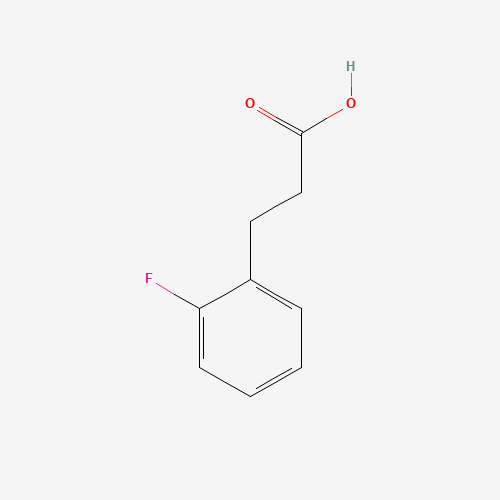 3-(2-Fluorophenyl)propionic acid (CAS: 1643-26-1) - Chemical Structure and Molecular Formula 