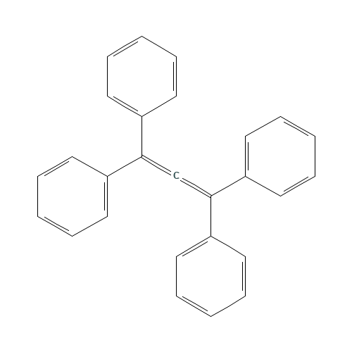 TETRAPHENYLALLENE (CAS: 1674-18-6) - Chemical Structure and Molecular Formula 