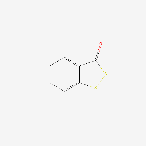 3H-1,2-BENZODITHIOL-3-ONE (CAS: 1677-27-6) - Chemical Structure and Molecular Formula 