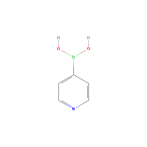 Pyridine-4-boronic acid (CAS: 1692-15-5) - Chemical Structure and Molecular Formula 