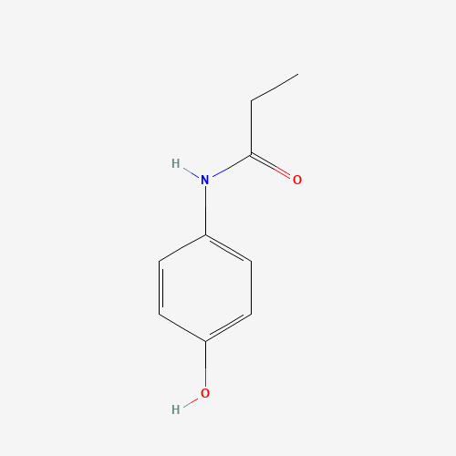 ACETAMINOPHEN IMPURITY B (CAS: 1693-37-4) - Chemical Structure and Molecular Formula 