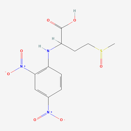 N-2,4-DNP-DL-METHIONINE SULFOXIDE (CAS: 1695-02-9) - Chemical Structure and Molecular Formula 