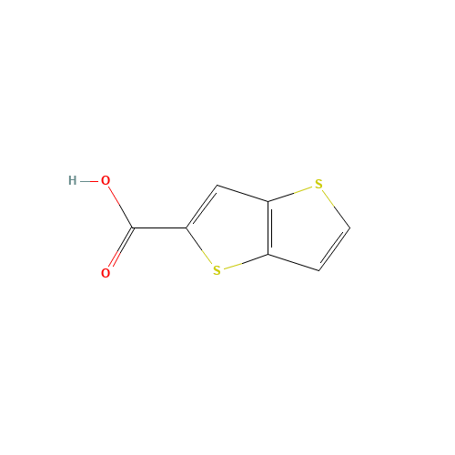 THIENO[3,2-B]THIOPHENE-2-CARBOXYLIC ACID (CAS: 1723-27-9) - Chemical Structure and Molecular Formula 