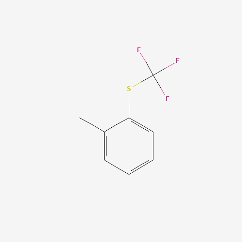 1-METHYL-2-TRIFLUOROMETHYLSULFANYL-BENZENE (CAS: 1736-75-0) - Chemical Structure and Molecular Formula 