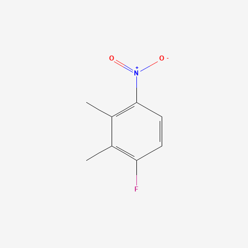 3-FLUORO-6-NITRO-O-XYLENE (CAS: 1736-87-4) - Chemical Structure and Molecular Formula 