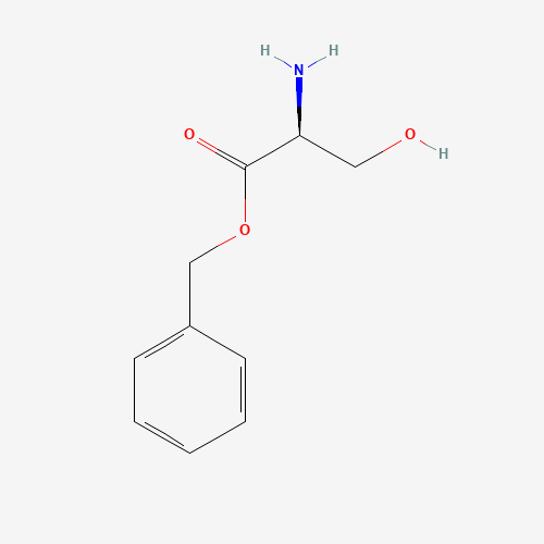 H-SER-OBZL HCL (CAS: 1738-72-3) - Chemical Structure and Molecular Formula 