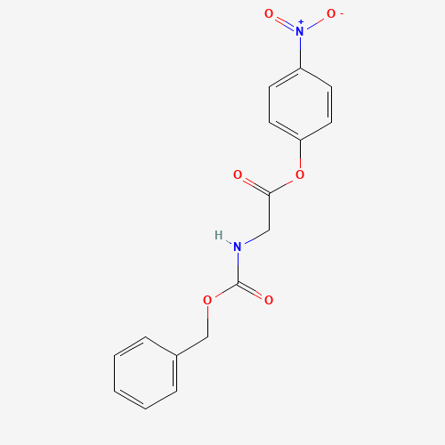 Z-GLY-ONP (CAS: 1738-86-9) - Chemical Structure and Molecular Formula 