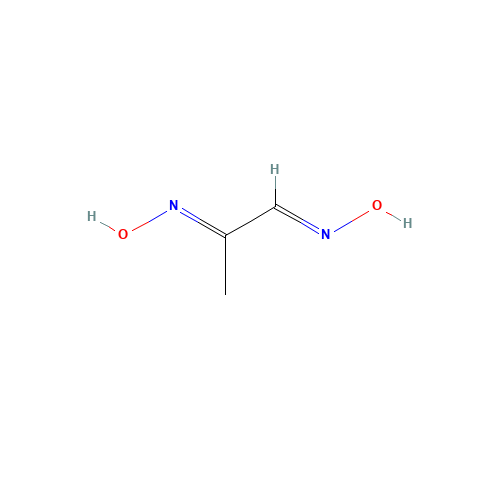 Methylglyoxime (CAS: 1804-15-5) - Chemical Structure and Molecular Formula 