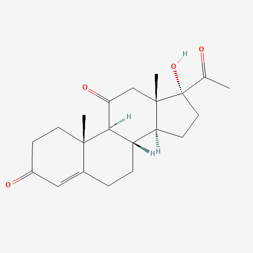 21-DEOXYCORTISONE (CAS: 1882-82-2) - Chemical Structure and Molecular Formula 