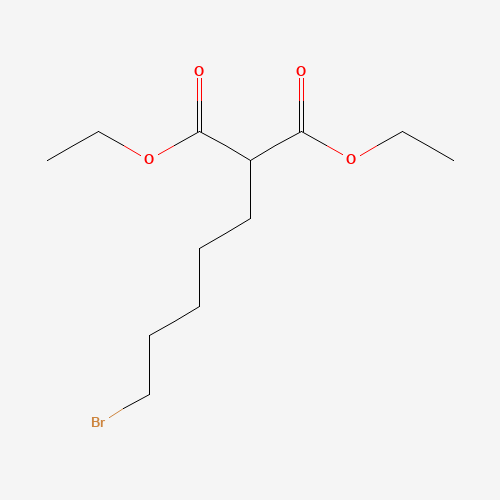 (5-BROMOPENTYL)MALONIC ACID DIETHYL ESTER (CAS: 1906-95-2) - Chemical Structure and Molecular Formula 
