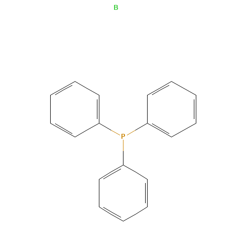 BORANE-TRIPHENYLPHOSPHINE COMPLEX (CAS: 2049-55-0) - Chemical Structure and Molecular Formula 