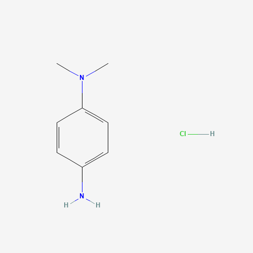 N,N-DIMETHYL-P-PHENYLENEDIAMINE MONOHYDROCHLORIDE (CAS: 2052-46-2) - Chemical Structure and Molecular Formula 