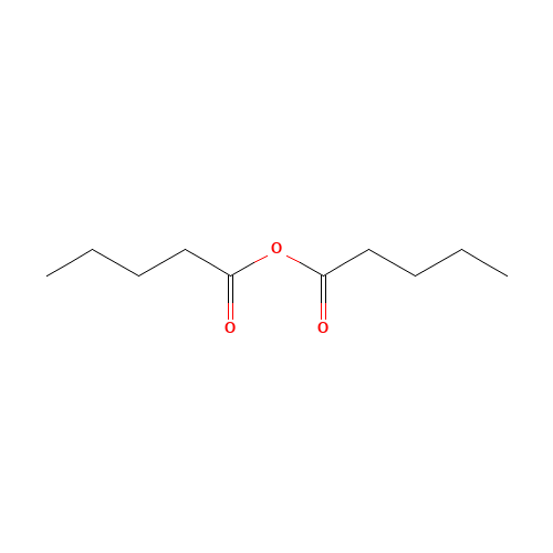 VALERIC ANHYDRIDE (CAS: 2082-59-9) - Chemical Structure and Molecular Formula 