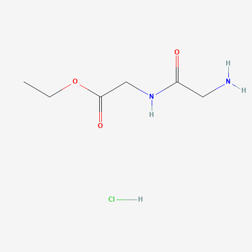 GLYCYLGLYCINE ETHYL ESTER HYDROCHLORIDE (CAS: 2087-41-4) - Chemical Structure and Molecular Formula 