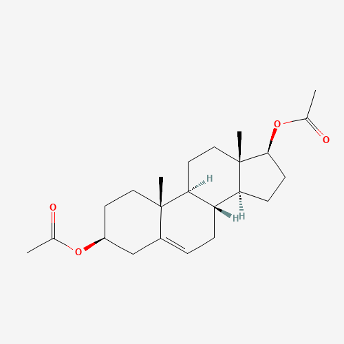 ANDROSTENEDIOL DIACETATE (CAS: 2099-26-5) - Chemical Structure and Molecular Formula 