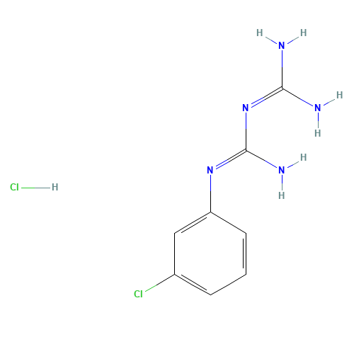 1-(3-CHLOROPHENYL)BIGUANIDE HYDROCHLORIDE (CAS: 2113-05-5) - Related Chemical Product