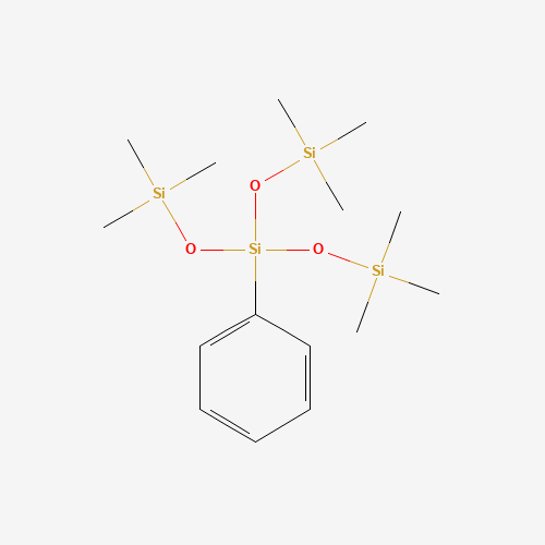 Phenyltris(trimethylsiloxy)silane (CAS: 2116-84-9) - Chemical Structure and Molecular Formula 