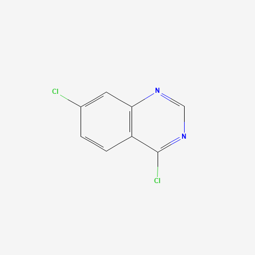 4,7-Dichloroquinazoline (CAS: 2148-57-4) - Chemical Structure and Molecular Formula 