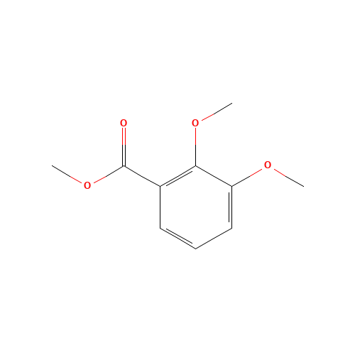 METHYL 2,3-DIMETHOXY BENZOATE (CAS: 2150-42-7) - Chemical Structure and Molecular Formula 
