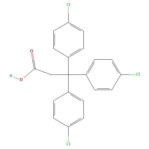 3,3,3-Tris(4-chlorophenyl)propionic acid (CAS: 2168-06-1) - Related Chemical Product