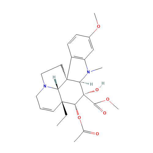 Vindoline (CAS: 2182-14-1) - Chemical Structure and Molecular Formula 