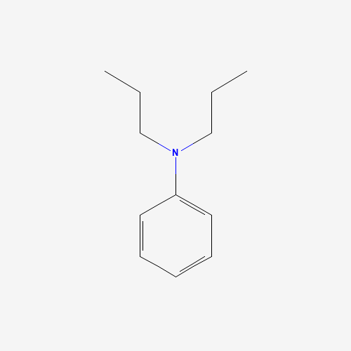 N,N-DI-N-PROPYLANILINE (CAS: 2217-07-4) - Chemical Structure and Molecular Formula 