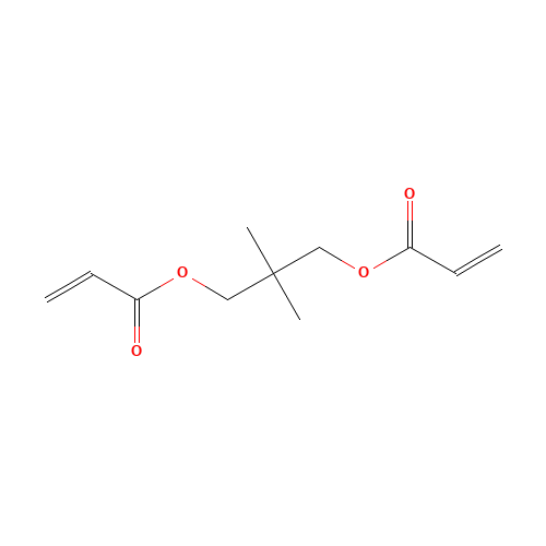 Neopentyl glycol diacrylate (CAS: 2223-82-7) - Chemical Structure and Molecular Formula 