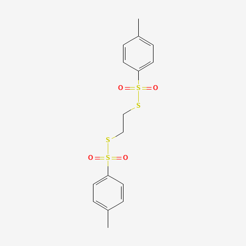 ETHYLENE DI(THIOTOSYLATE) (CAS: 2225-23-2) - Chemical Structure and Molecular Formula 