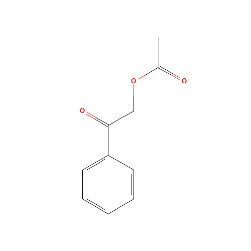 Phenacyl acetate (CAS: 2243-35-8) - Chemical Structure and Molecular Formula 