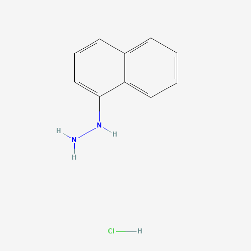 1-Naphthylhydrazine hydrochloride (CAS: 2243-56-3) - Chemical Structure and Molecular Formula 