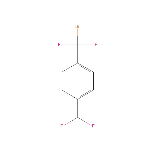 4-(BROMODIFLUOROMETHYL)-1-(DIFLUOROMETHYL)BENZENE (CAS: 2250-36-4) - Related Chemical Product