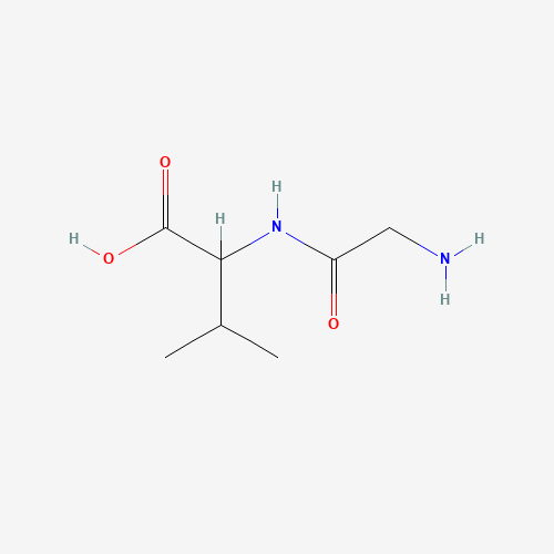 GLYCYL-DL-VALINE (CAS: 2325-17-9) - Chemical Structure and Molecular Formula 