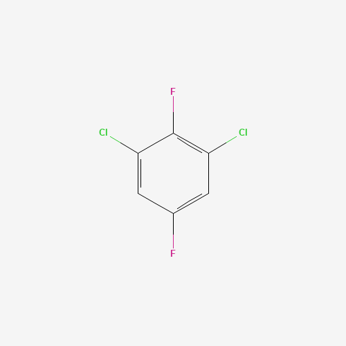1,3-DICHLORO-2,5-DIFLUOROBENZENE (CAS: 2367-80-8) - Chemical Structure and Molecular Formula 