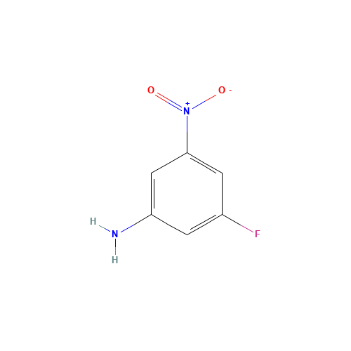 5-Fluoro-3-nitroaniline (CAS: 2369-12-2) - Chemical Structure and Molecular Formula 