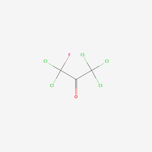 FLUOROPENTACHLOROACETONE (CAS: 2378-08-7) - Chemical Structure and Molecular Formula 