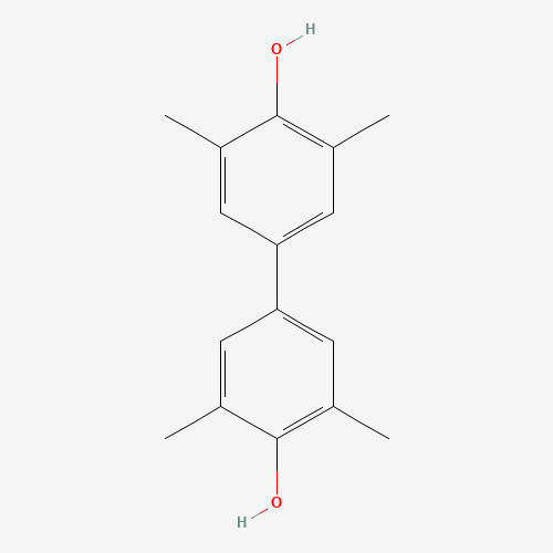 2,2',6,6'-Tetramethyl-4,4'-biphenol (CAS: 2417-04-1) - Chemical Structure and Molecular Formula 