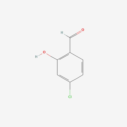 4-Chloro-2-hydroxybenzaldehyde (CAS: 2420-26-0) - Chemical Structure and Molecular Formula 