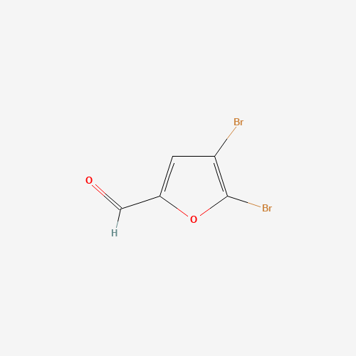4,5-Dibromo-2-furaldehyde (CAS: 2433-85-4) - Chemical Structure and Molecular Formula 