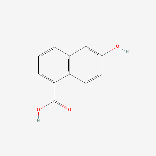 6-Hydroxy-1-naphthoic acid (CAS: 2437-17-4) - Chemical Structure and Molecular Formula 