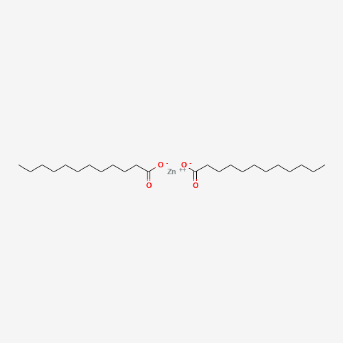 ZINC LAURATE (CAS: 2452-01-9) - Chemical Structure and Molecular Formula 
