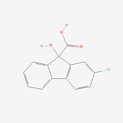 Chlorflurecol (CAS: 2464-37-1) - Chemical Structure and Molecular Formula 