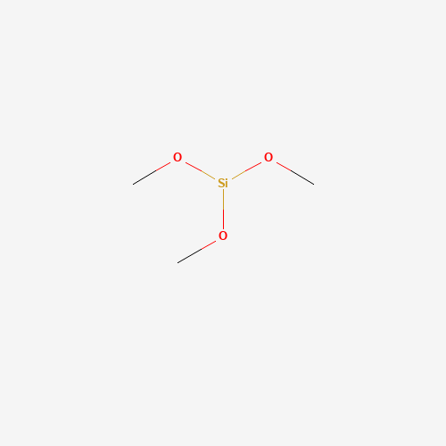 Trimethoxysilane (CAS: 2487-90-3) - Chemical Structure and Molecular Formula 
